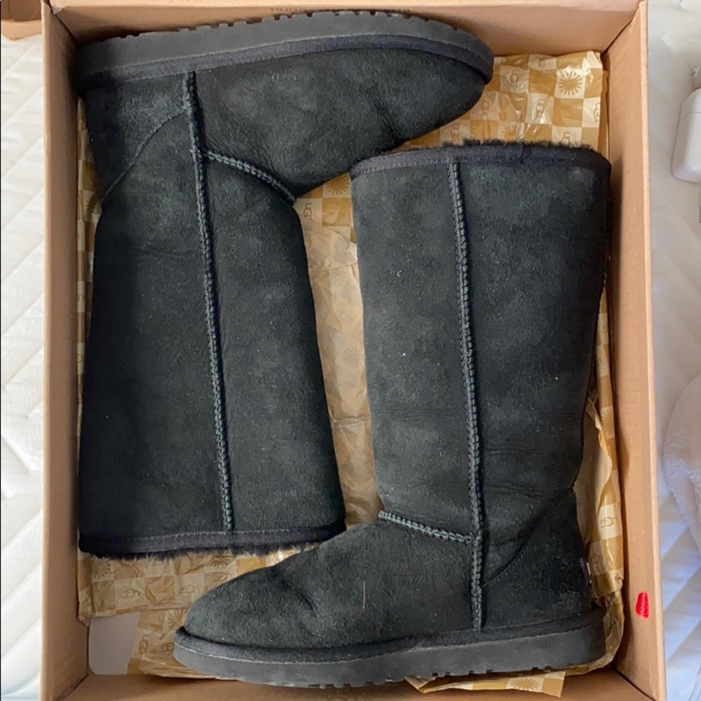 Black UGG boots